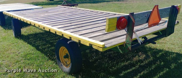 image for item DW0756 Shop built hay wagon