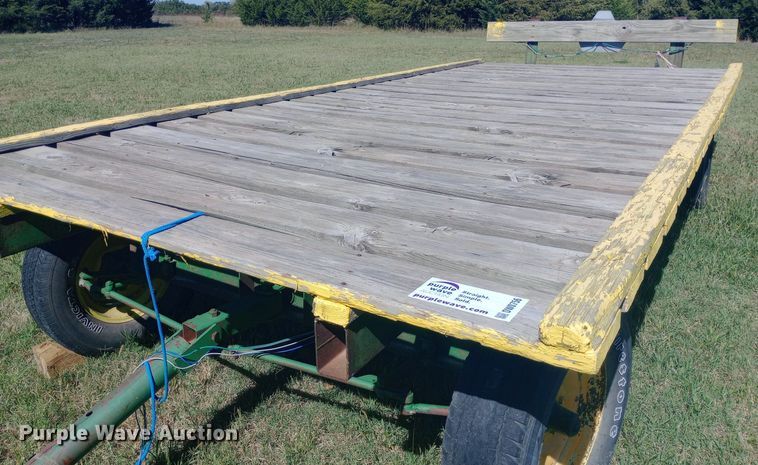 image for item DW0756 Shop built hay wagon
