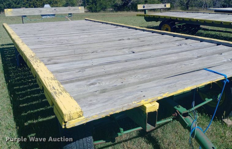 image for item DW0756 Shop built hay wagon