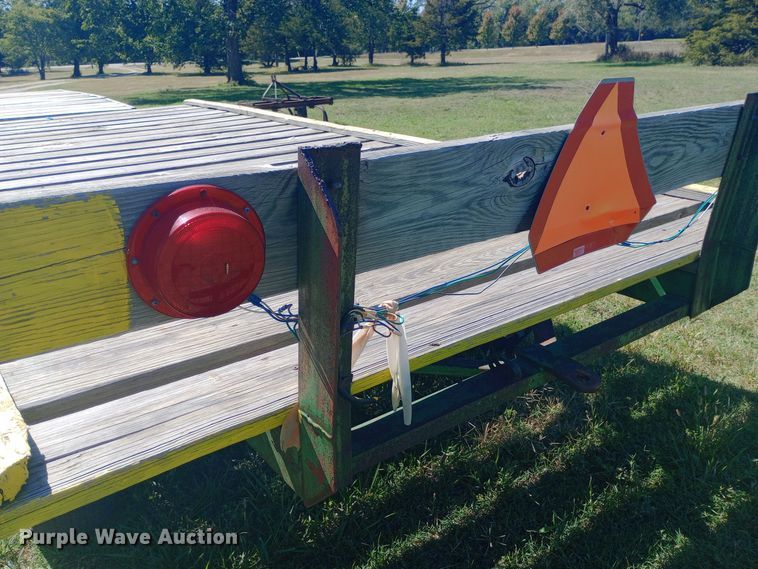 image for item DW0756 Shop built hay wagon