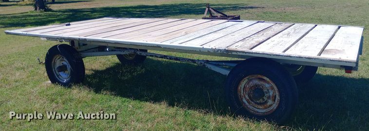 image for item DW0757 Shop built hay wagon