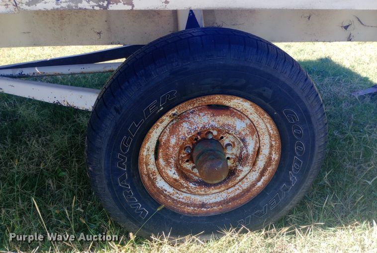 image for item DW0757 Shop built hay wagon