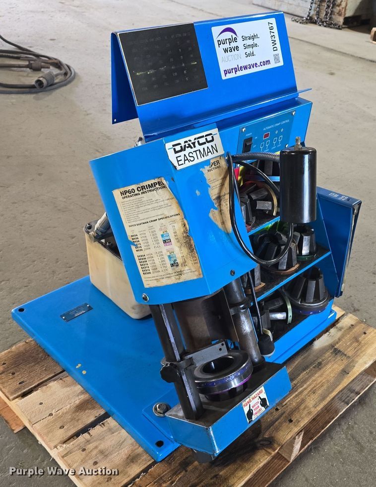 image for item DW3767 Dayco Eastman NP60 hose crimper
