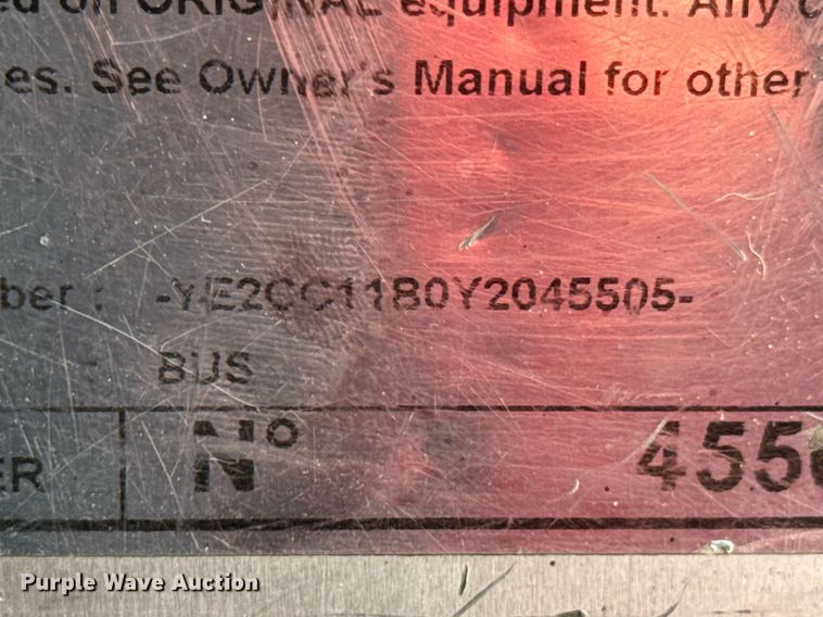 image for item DX1331 2000 Van Hool C2045 coach bus