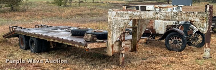 image for item DX1335 Shop built equipment trailer