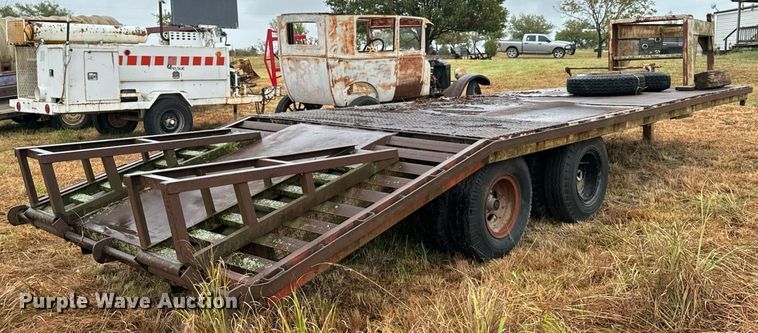 image for item DX1335 Shop built equipment trailer