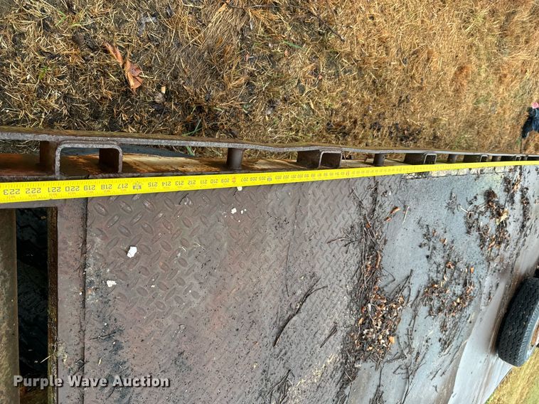 image for item DX1335 Shop built equipment trailer