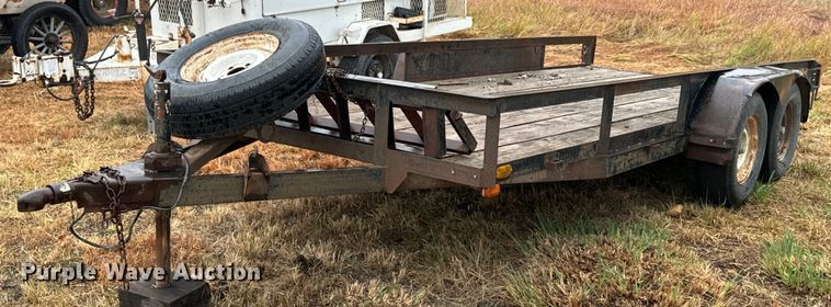 image for item DX1338 Shop built utility trailer