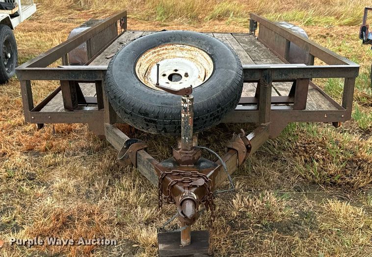 image for item DX1338 Shop built utility trailer