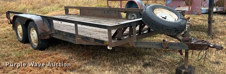 image for item DX1338 Shop built utility trailer