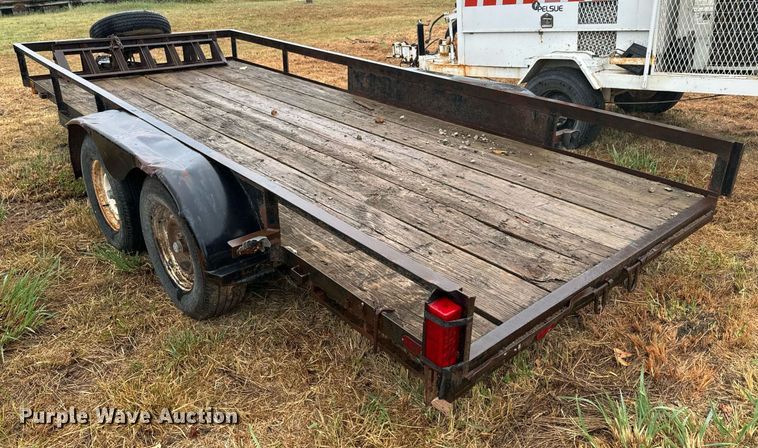 image for item DX1338 Shop built utility trailer