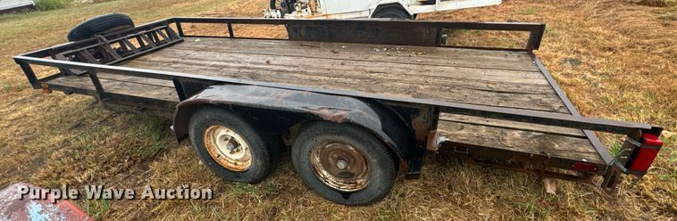 image for item DX1338 Shop built utility trailer