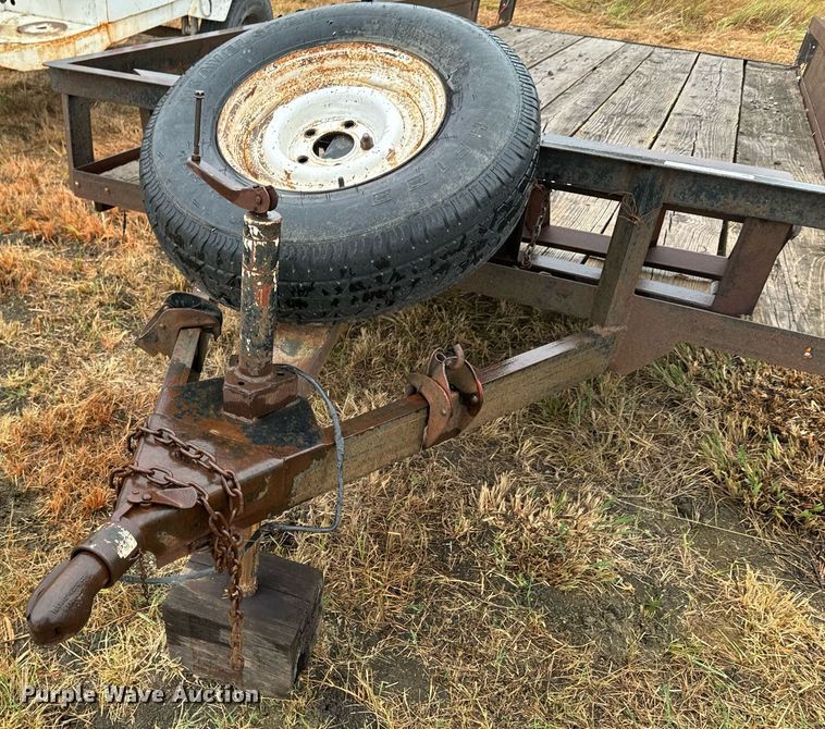 image for item DX1338 Shop built utility trailer