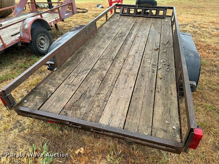 image for item DX1338 Shop built utility trailer
