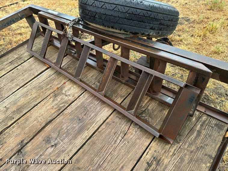 image for item DX1338 Shop built utility trailer