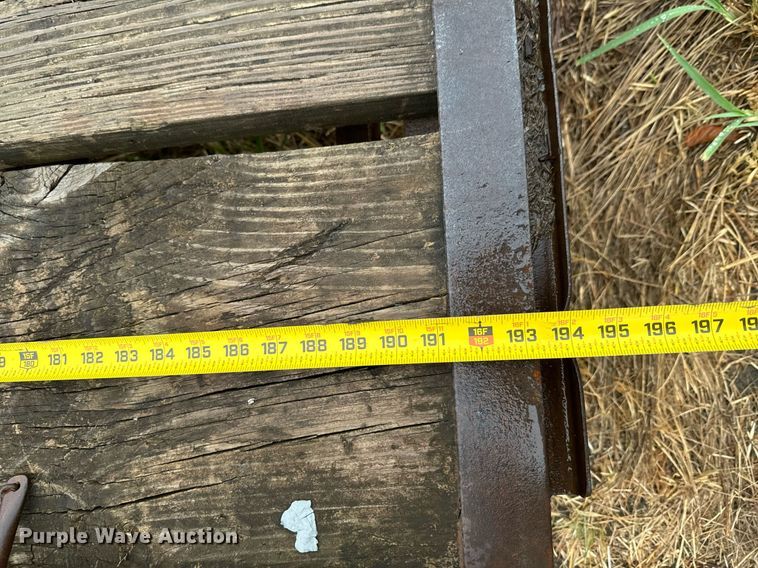 image for item DX1338 Shop built utility trailer