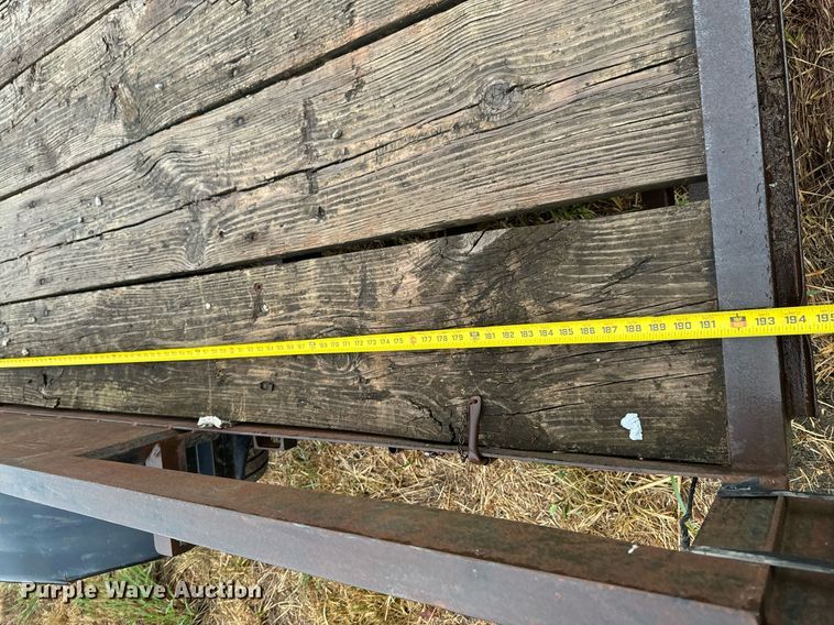 image for item DX1338 Shop built utility trailer