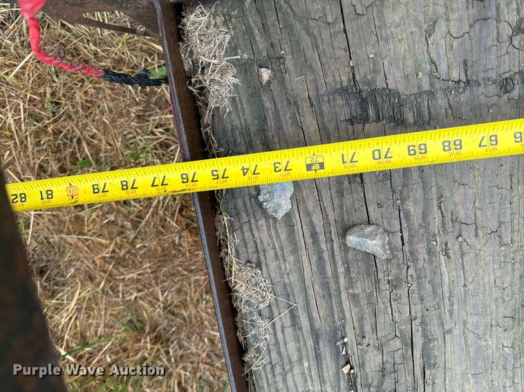 image for item DX1338 Shop built utility trailer