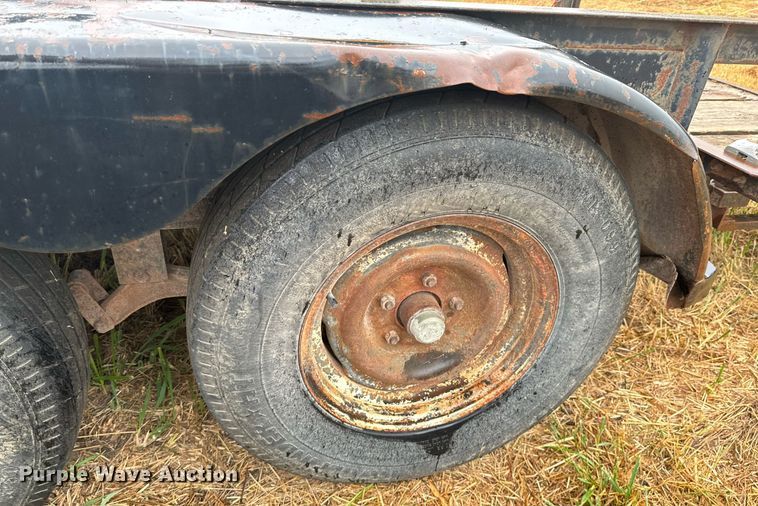 image for item DX1338 Shop built utility trailer