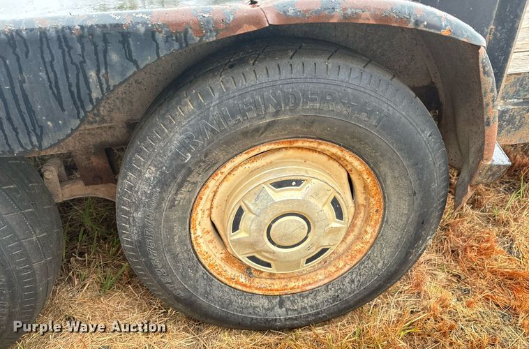 image for item DX1338 Shop built utility trailer
