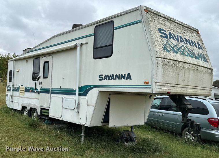 image for item DX1344 1996 Fleetwood Savannah 30 5X camper
