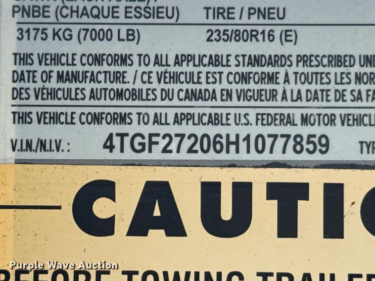 image for item DX1348 2017 Titan equipment trailer