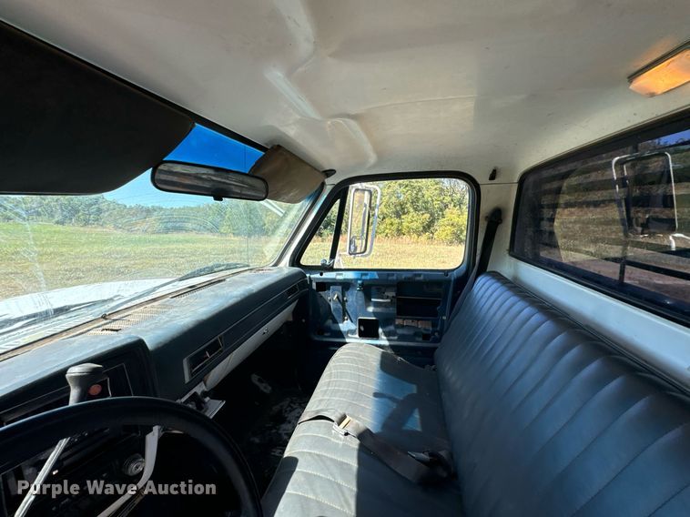 image for item DX1355 1988 Chevrolet Custom Deluxe 30 flatbed pickup truck