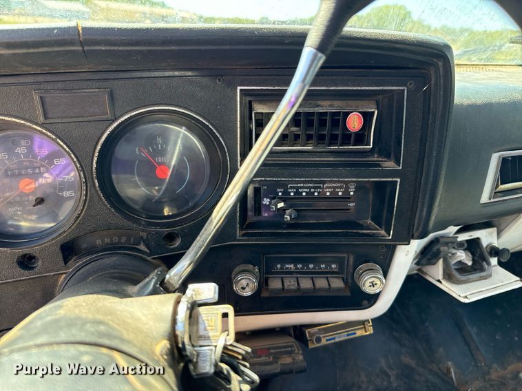 image for item DX1355 1988 Chevrolet Custom Deluxe 30 flatbed pickup truck