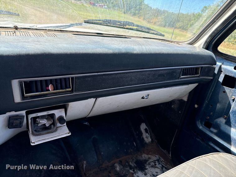 image for item DX1355 1988 Chevrolet Custom Deluxe 30 flatbed pickup truck