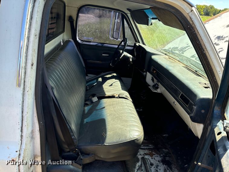 image for item DX1355 1988 Chevrolet Custom Deluxe 30 flatbed pickup truck