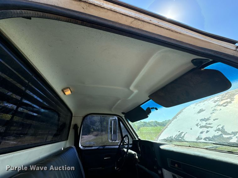 image for item DX1355 1988 Chevrolet Custom Deluxe 30 flatbed pickup truck