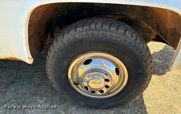 image for item DX1355 1988 Chevrolet Custom Deluxe 30 flatbed pickup truck