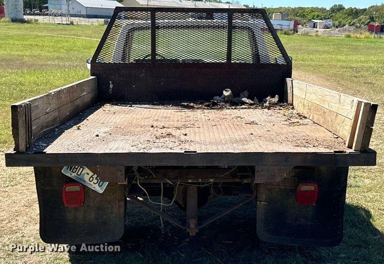 image for item DX1356 1984 Ford F350 dump flatbed pickup truck