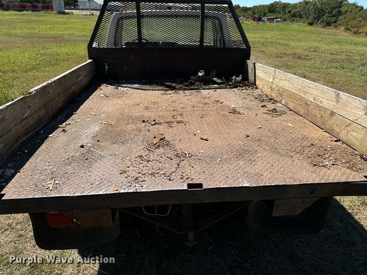 image for item DX1356 1984 Ford F350 dump flatbed pickup truck
