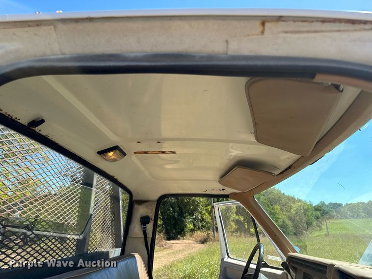 image for item DX1356 1984 Ford F350 dump flatbed pickup truck