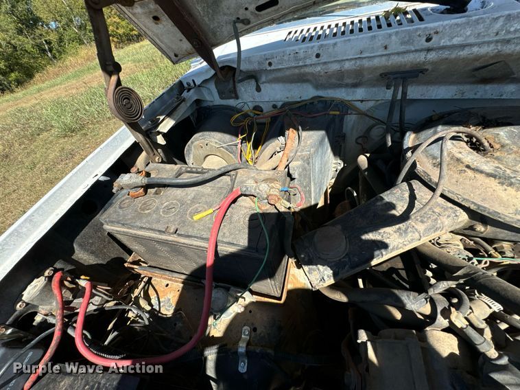image for item DX1356 1984 Ford F350 dump flatbed pickup truck