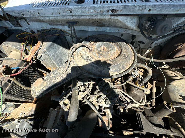 image for item DX1356 1984 Ford F350 dump flatbed pickup truck