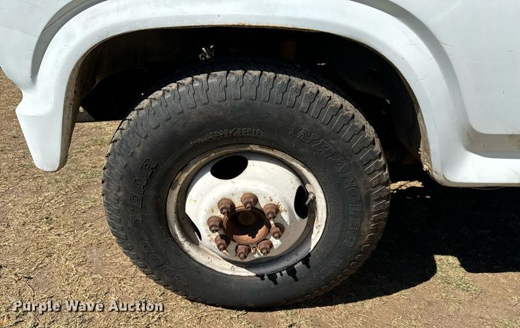 image for item DX1356 1984 Ford F350 dump flatbed pickup truck