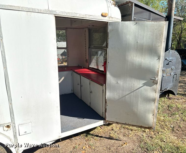 image for item DX1358 1970 Shop built Concession trailer