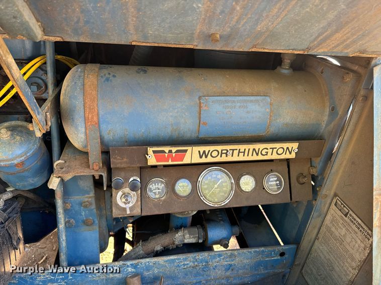 image for item DX1360 1967 Worthington 1866 air compressor