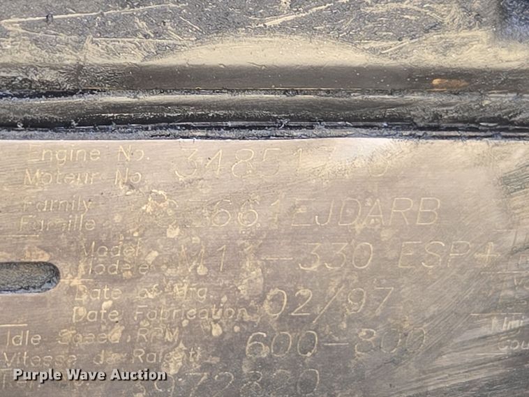 image for item EE7792 1997 Volvo WG Series  flatbed truck