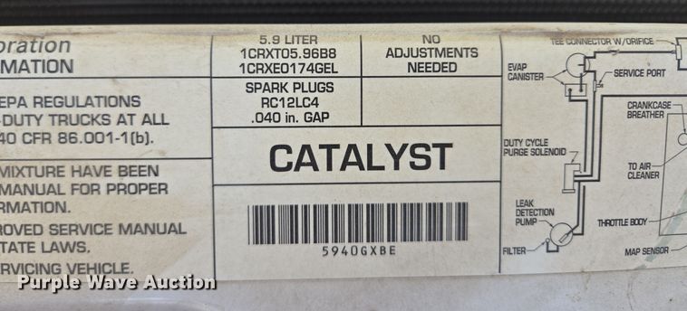 image for item EE8553 2001 Dodge Ram 2500 pickup truck