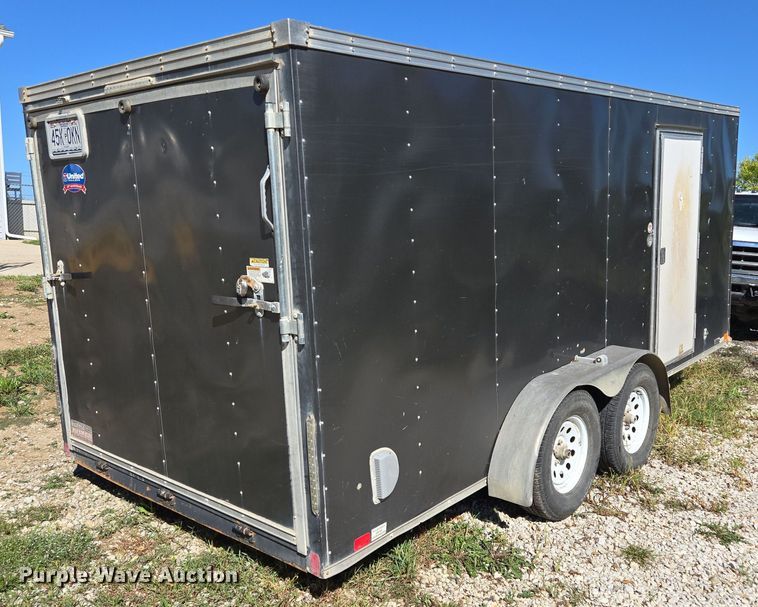 image for item EE8555 2019 United Trailers enclosed cargo trailer