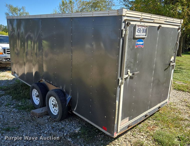 image for item EE8555 2019 United Trailers enclosed cargo trailer