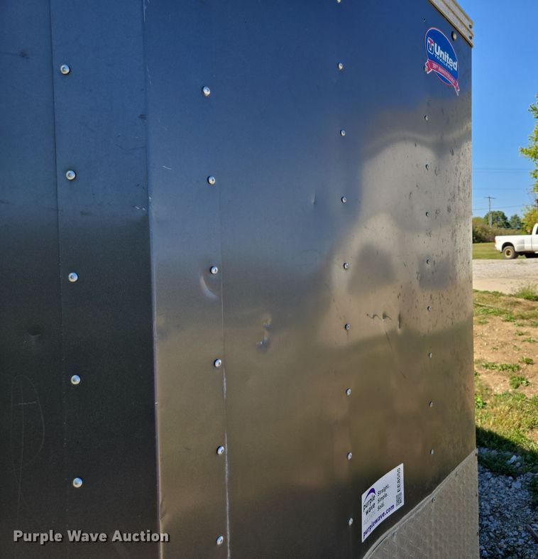 image for item EE8555 2019 United Trailers enclosed cargo trailer
