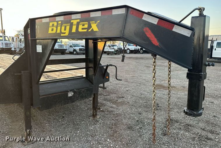 image for item EG1068 2015 Big Tex 22GN-40BK equipment trailer