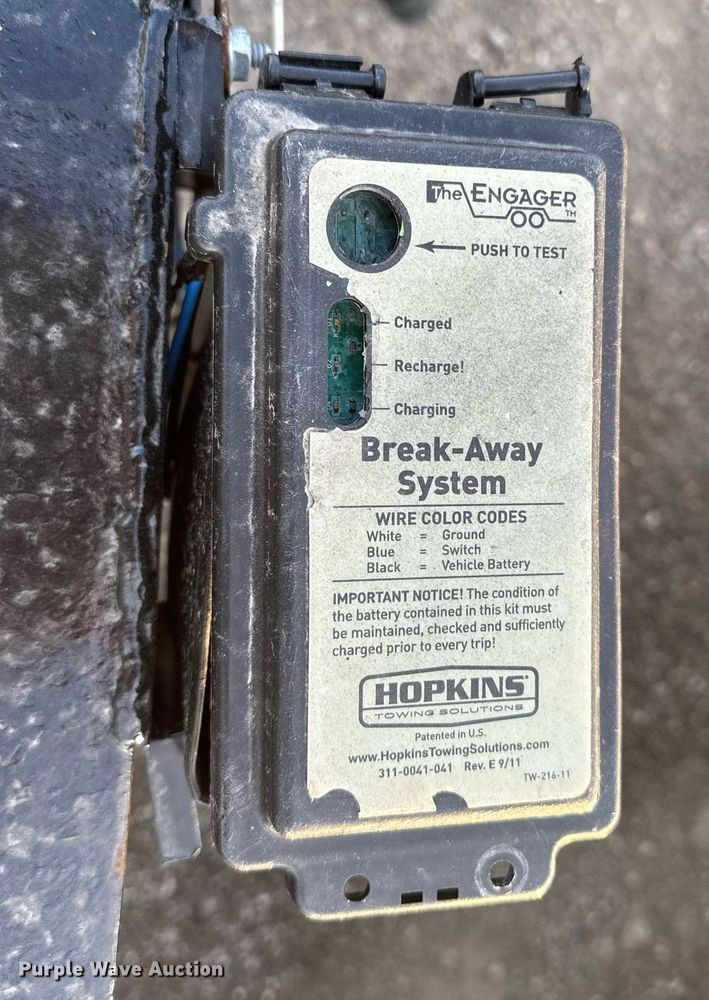 image for item EG1069 2008 Bulldog 716E utility trailer