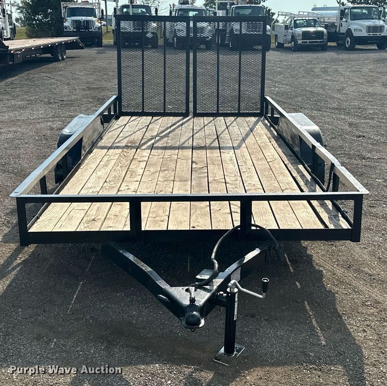 image for item EG1075 2014 Bulldog  716E utility trailer