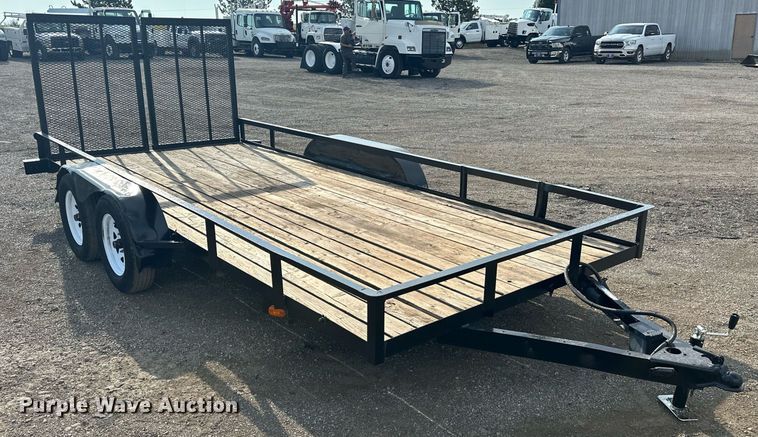 image for item EG1075 2014 Bulldog  716E utility trailer