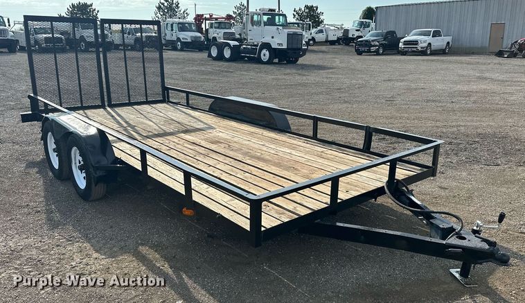 image for item EG1075 2014 Bulldog  716E utility trailer